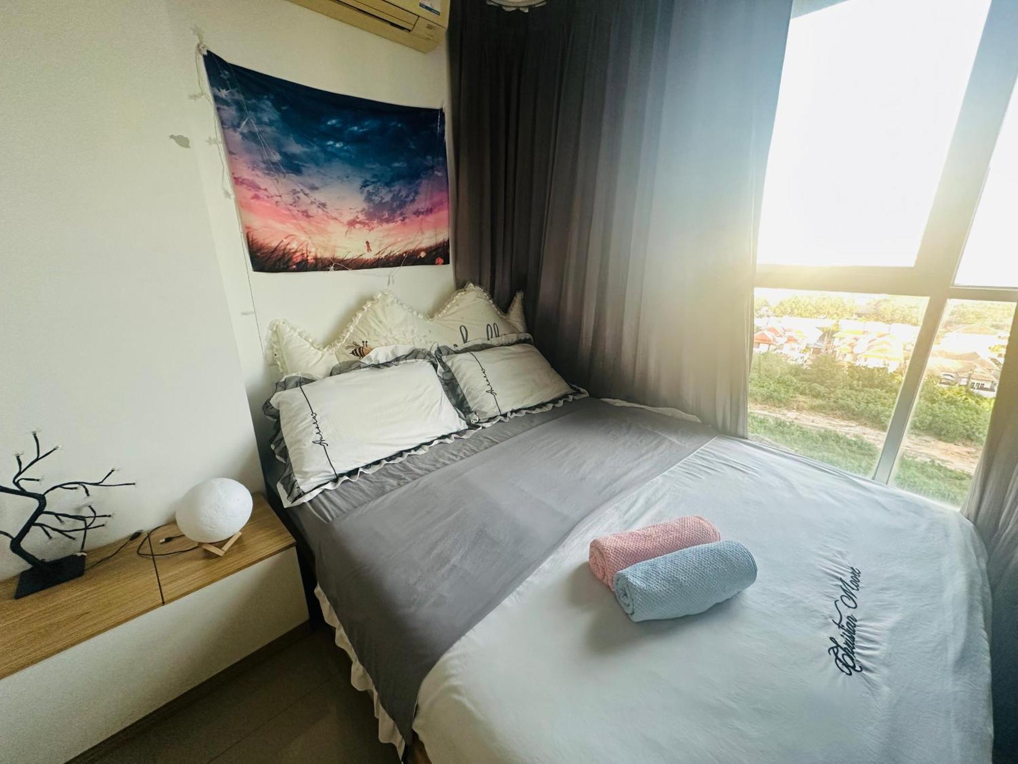 Seaview Beach Room Lumpini-Pool And Gym Face To Ocean Jomtien Beach Exterior photo